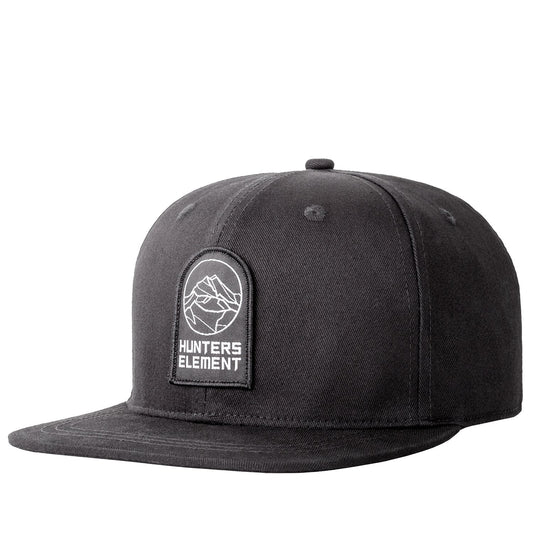 HUNTERS ELEMENT ALP CAP FLAT PEAK - BLACK