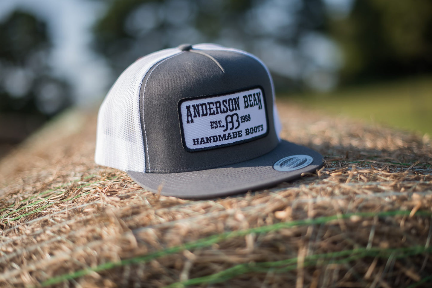 Red Dirt Hat Co. Anderson Bean – Charcoal/White