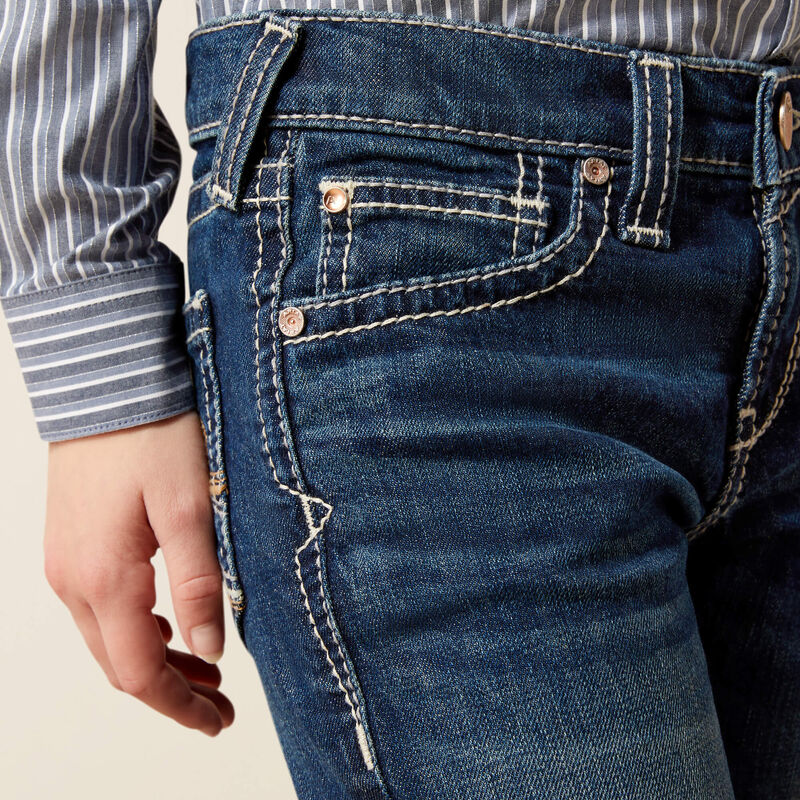 Ariat Girl's Andrea Trouser Jeans - Pacific