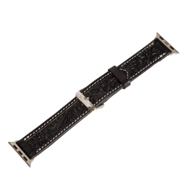 The Design Edge Women's Tooling Leather Apple Watch Strap – WS100