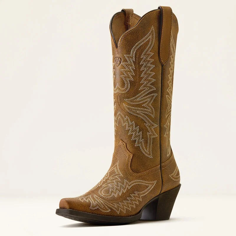 Ariat Women's Round Up Collins D Toe Brown Bomber
