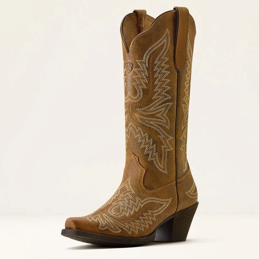 Ariat Women's Round Up Collins D Toe Brown Bomber