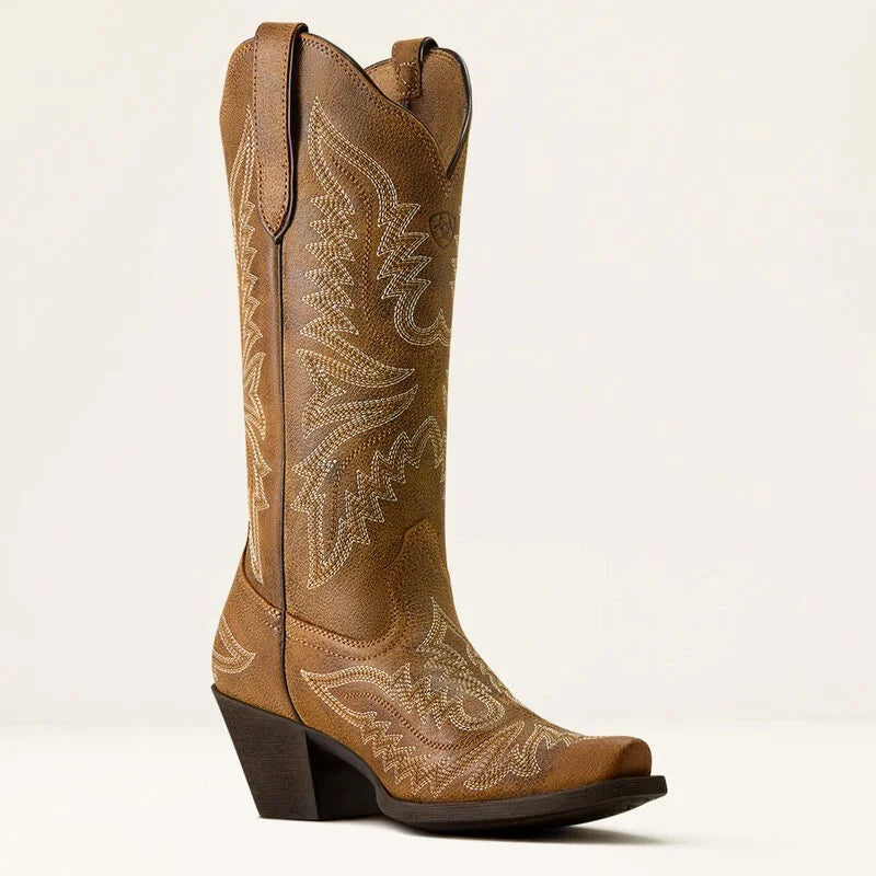 Ariat Women's Round Up Collins D Toe Brown Bomber