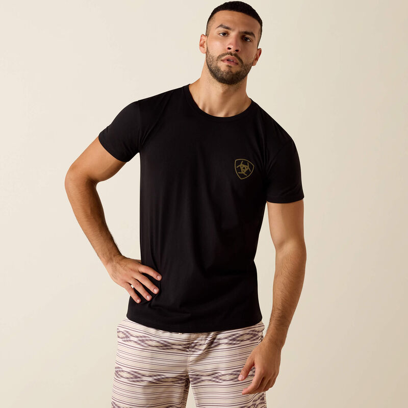 Ariat Men's Banner Badge T-Shirt - Black