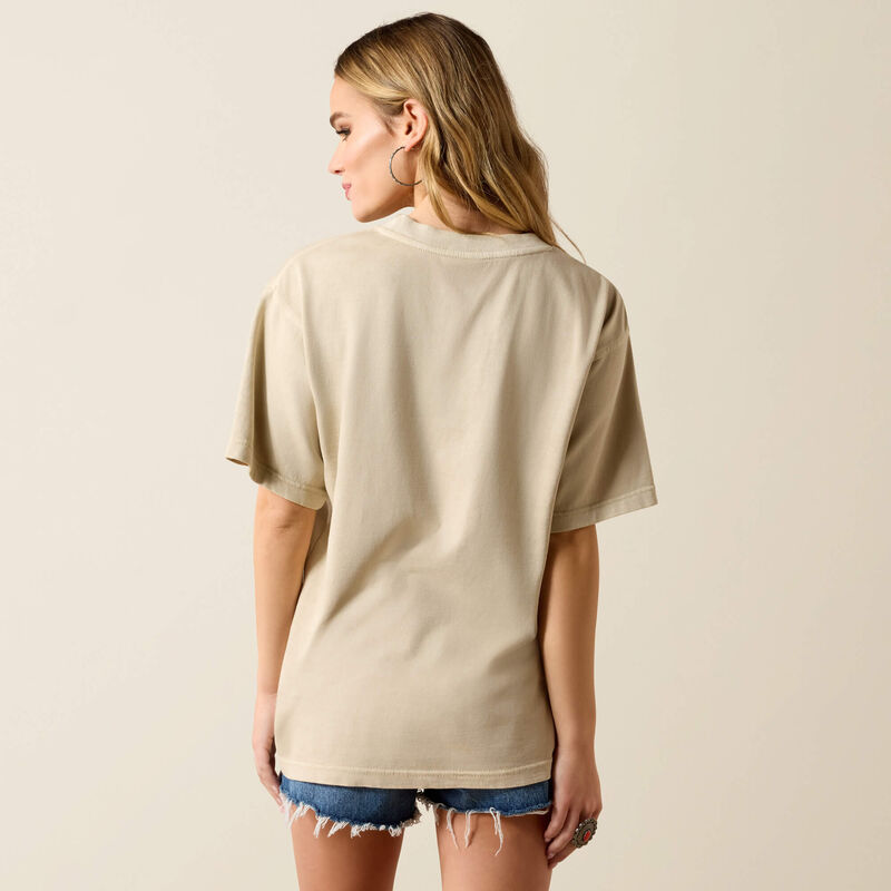 Ariat Women's Bull Rider Arched T-Shirt - French Oak