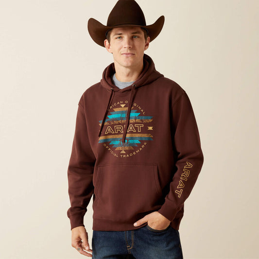 Ariat Men's Carlsbad Canyon Hoodie - Brown