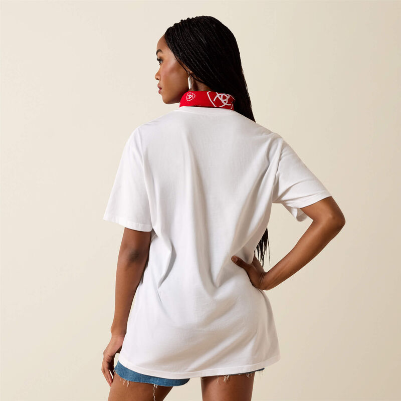 Ariat Women's Cowboy Comic T-Shirt - White