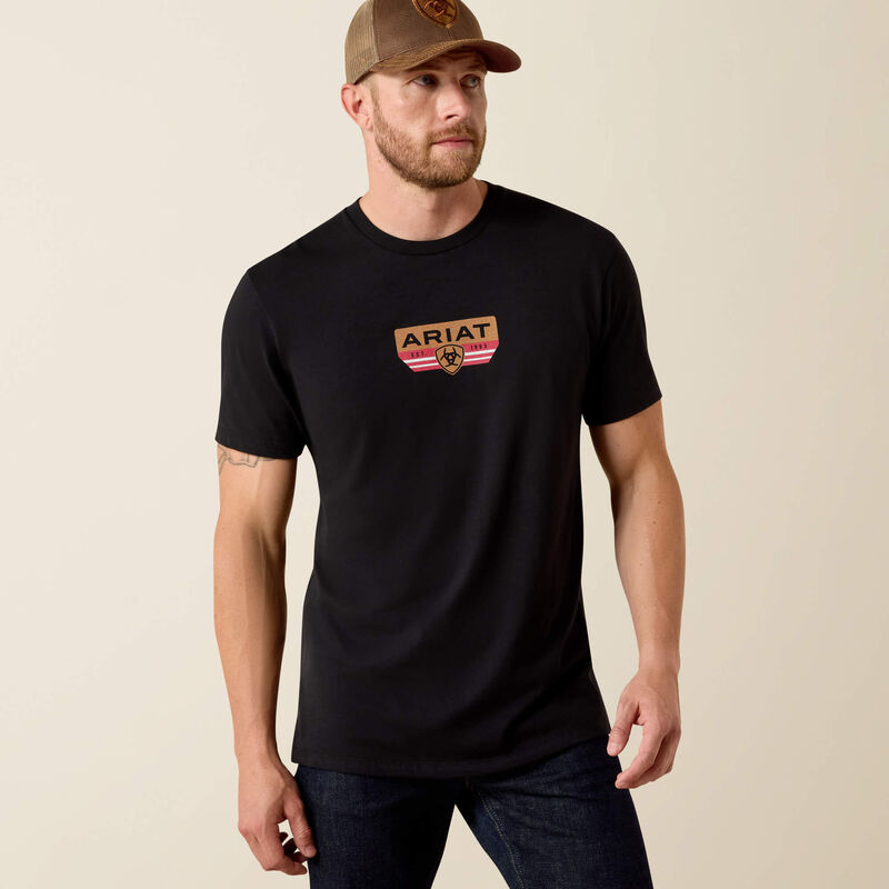 Ariat Men's Highland Sundowner Classic Fit T-Shirt - Black