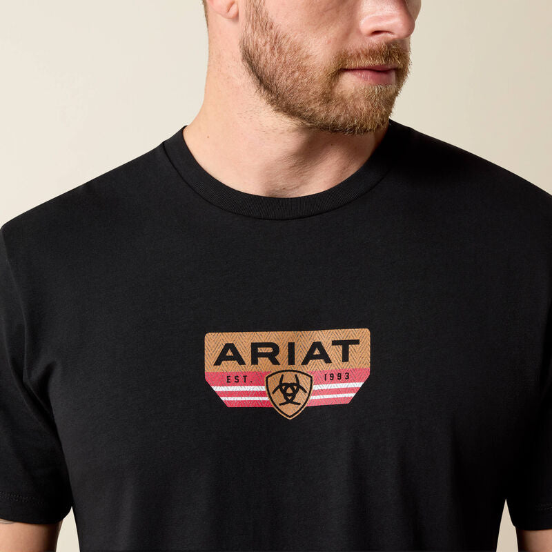 Ariat Men's Highland Sundowner Classic Fit T-Shirt - Black