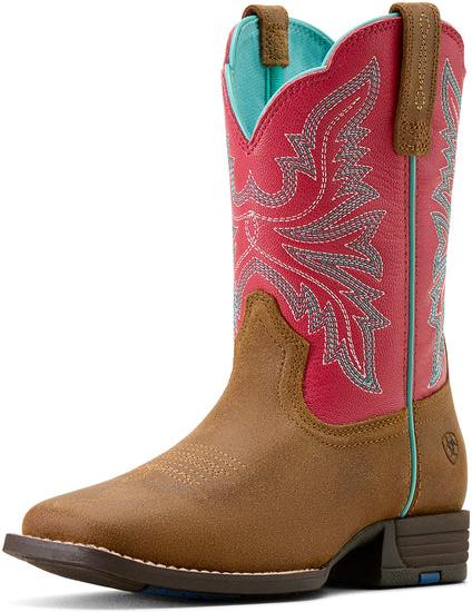 Ariat Girl's Westwood Wicker and Hot Boots - Pink