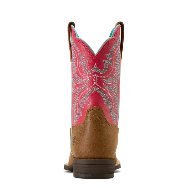 Ariat Girl's Westwood Wicker and Hot Boots - Pink
