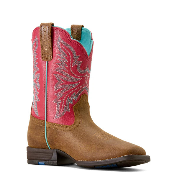 Ariat Girl's Westwood Wicker and Hot Boots - Pink