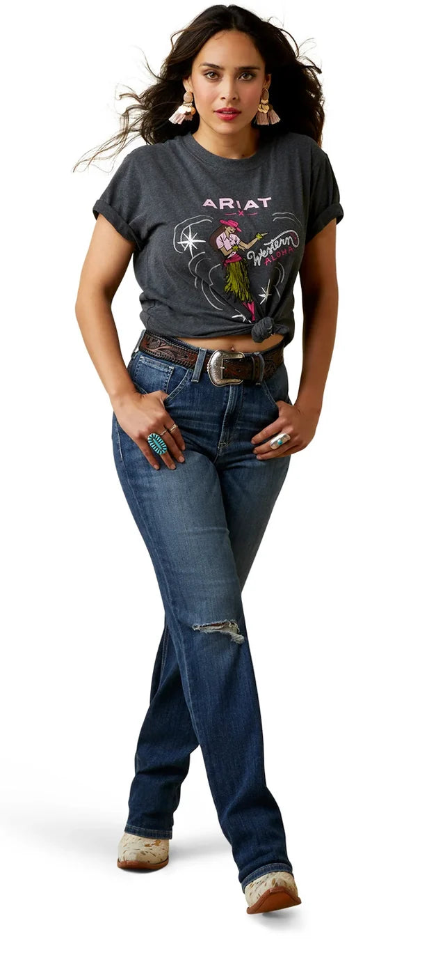 Ariat Ladies Natalia Relaxed Straight Ultra High Rise Jeans