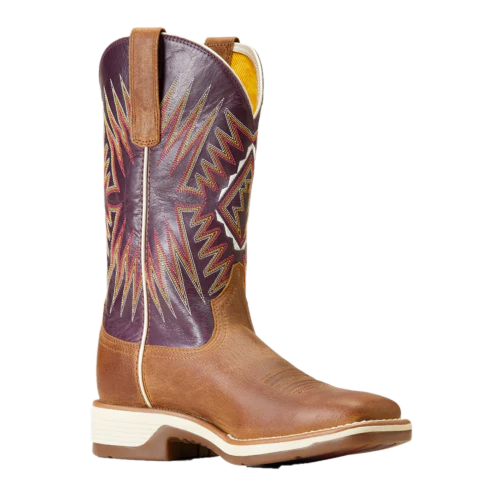 Ariat Ladies Ridgeback Toasty Tan Square Toe Western Boots