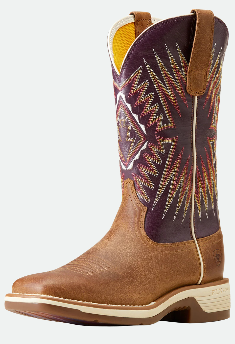 Ariat Ladies Ridgeback Toasty Tan Square Toe Western Boots