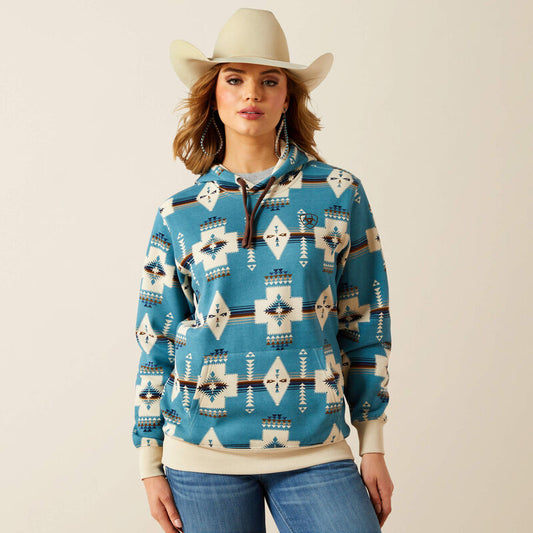Ariat Logo 2.0 Hoodie - Agave Southwest Print