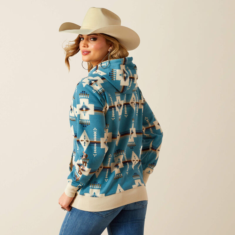 Ariat Logo 2.0 Hoodie - Agave Southwest Print