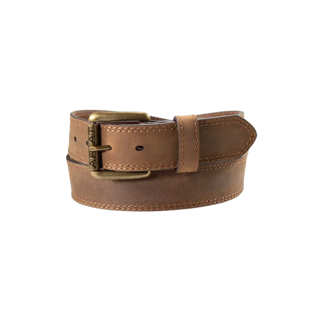 Ariat Men’s Work Belt 1½" Single Ply Leather Medium - Brown