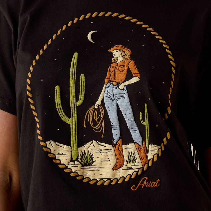Ariat Night Sky Cowgirl T-Shirt - Black
