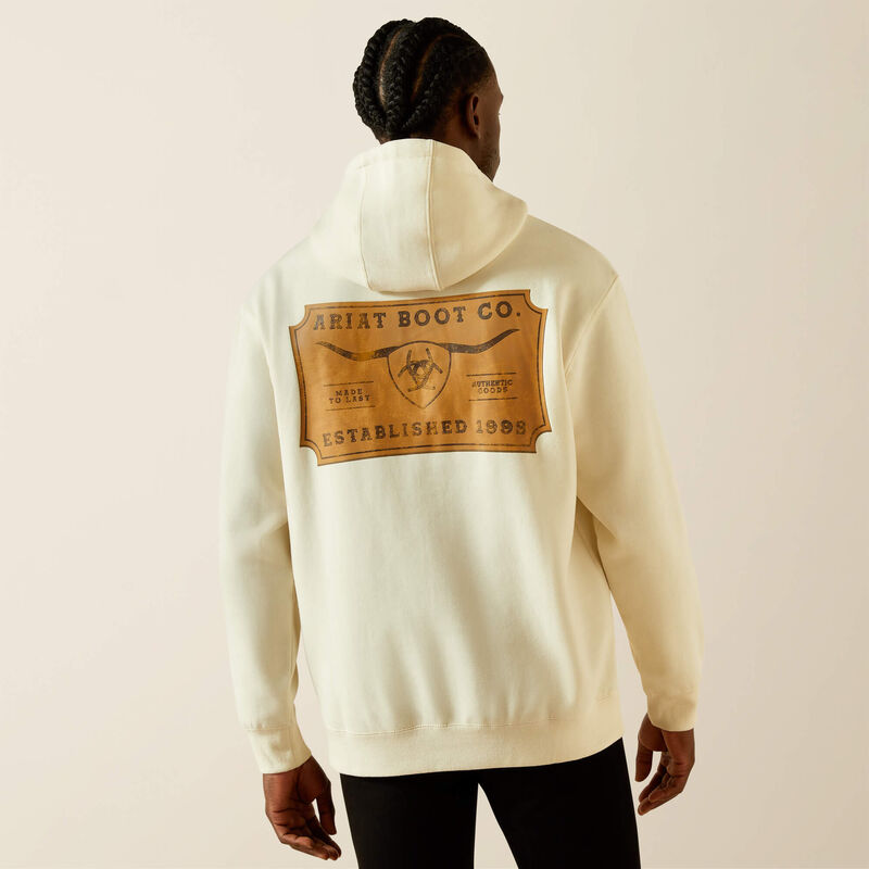 Ariat Shield Steerhead Hoodie - Oatmeal