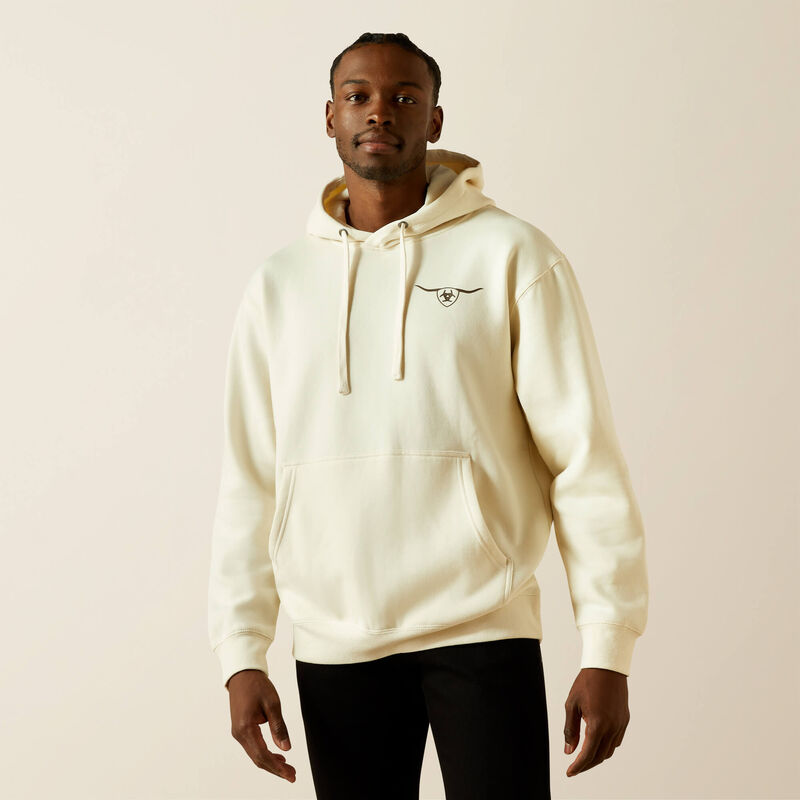 Ariat Shield Steerhead Hoodie - Oatmeal