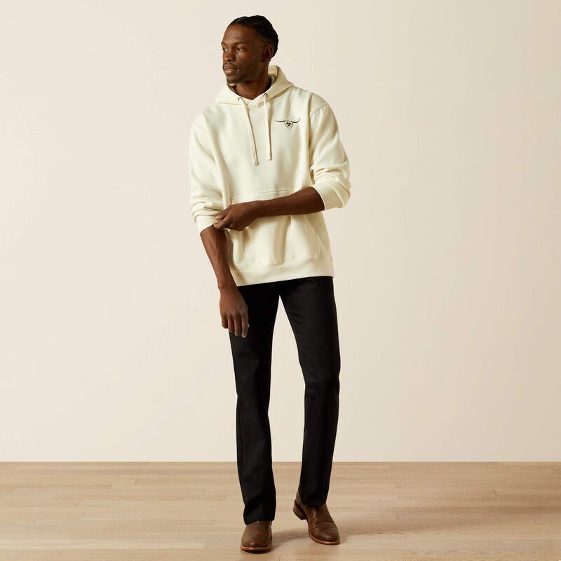 Ariat Shield Steerhead Hoodie - Oatmeal