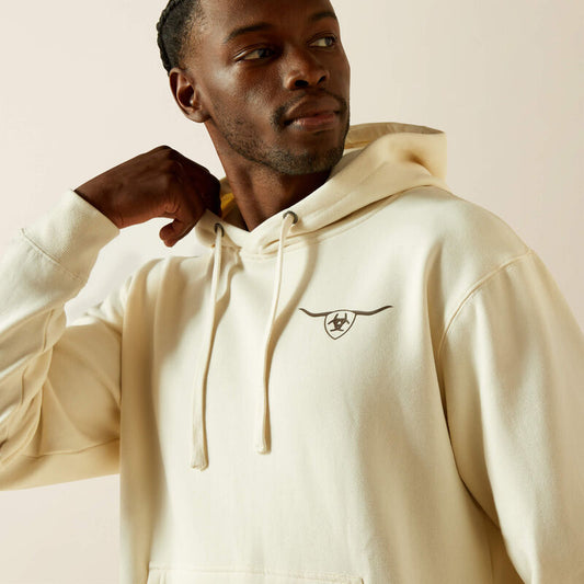 Ariat Shield Steerhead Hoodie - Oatmeal