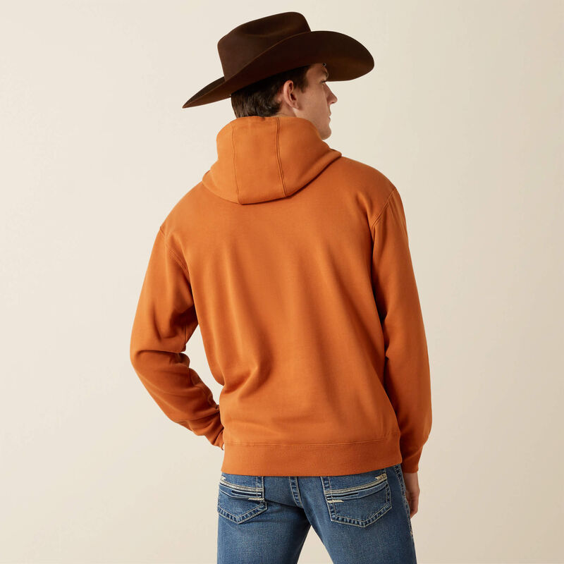 Ariat Stitch Shield Logo Hoodie - Adobe