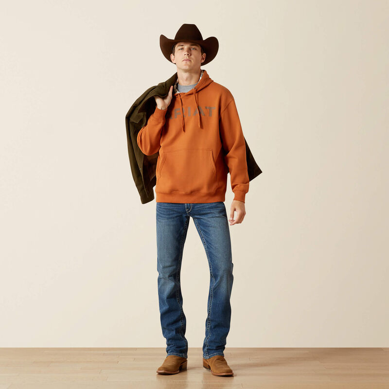 Ariat Stitch Shield Logo Hoodie - Adobe