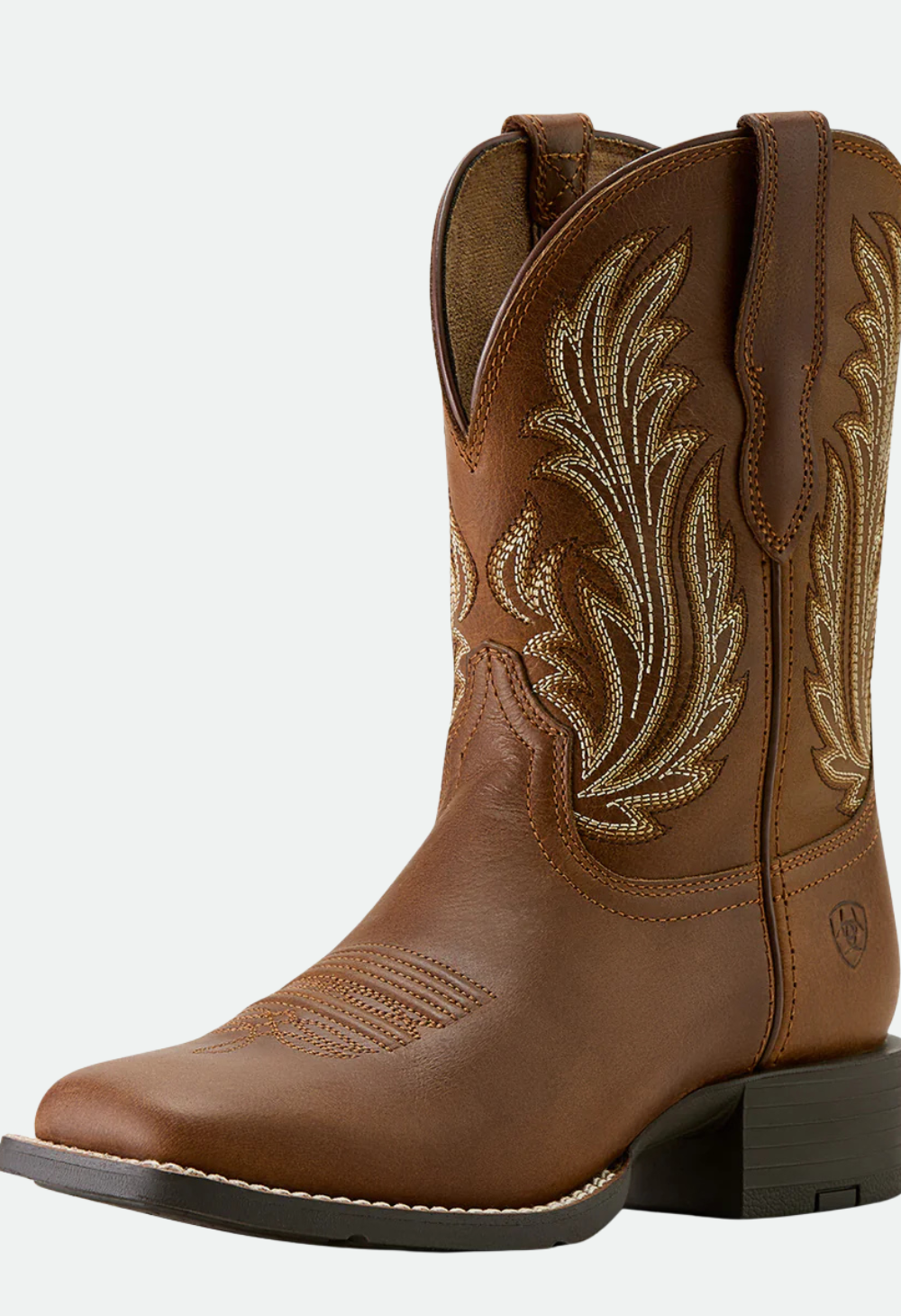 Ariat Womens Round Up Filly Western Boot - Sorrel Crunch