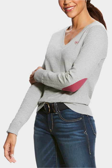 Ariat Women's Cotton Ramiro Sweater - Heather Grey