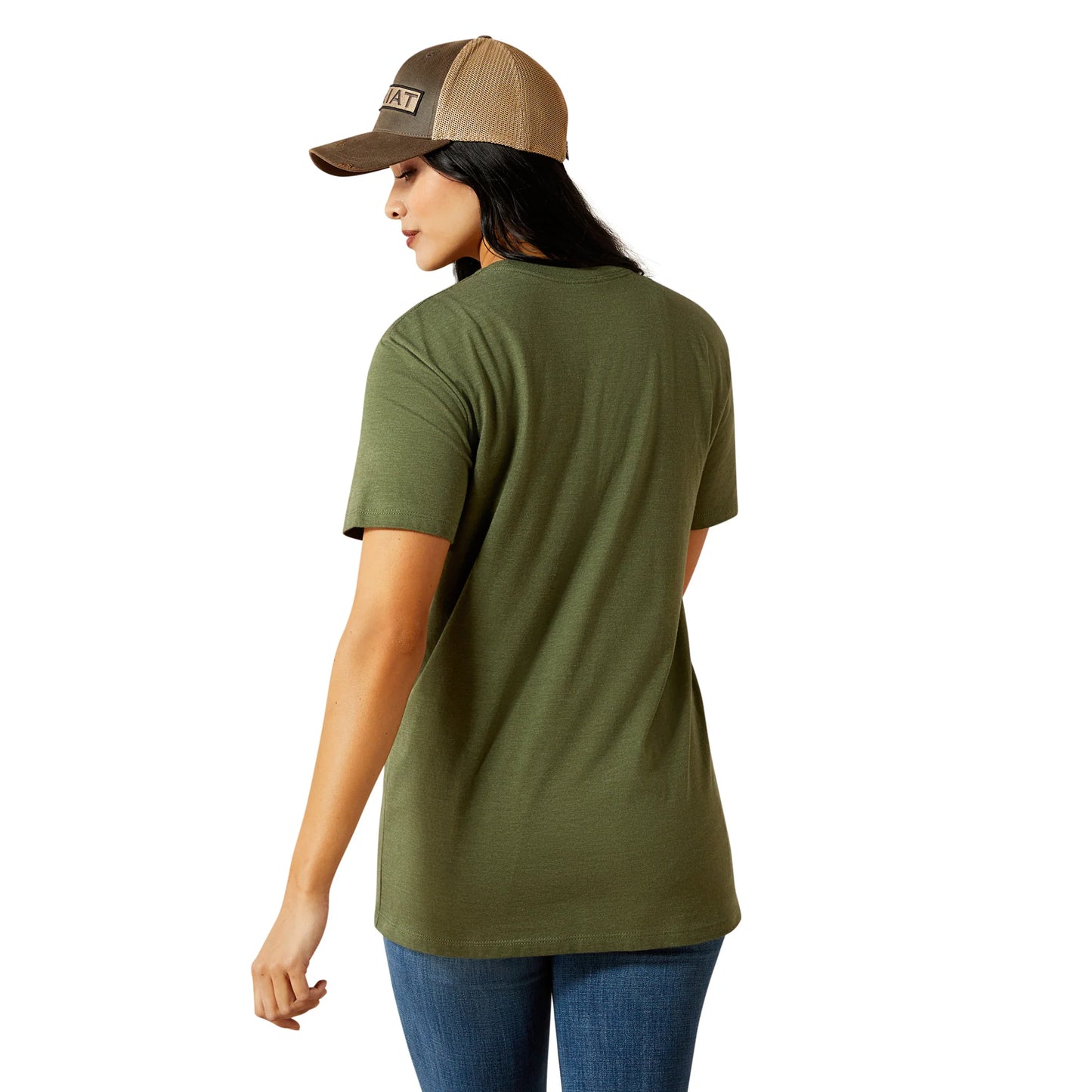 Ariat Ladies Desert Snake Olive Green T-Shirt