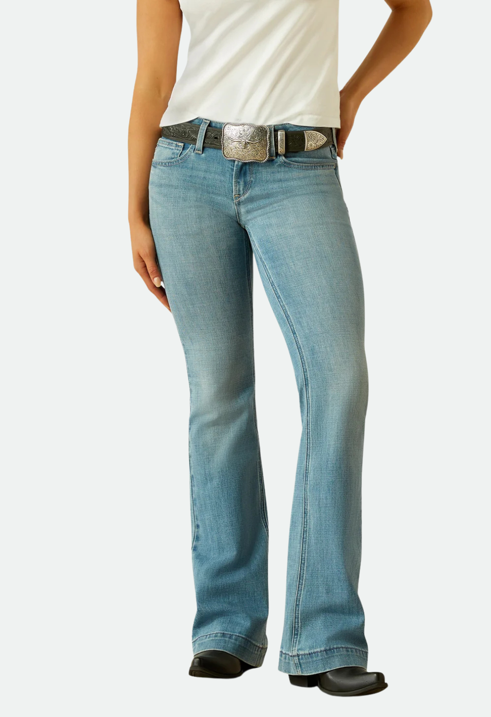 Ariat Ladies Mid Rise Zoe Petaluma Slim Trouser Jeans