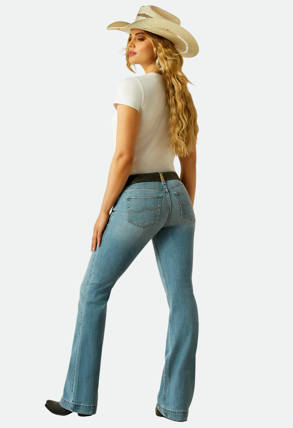 Ariat Ladies Mid Rise Zoe Petaluma Slim Trouser Jeans