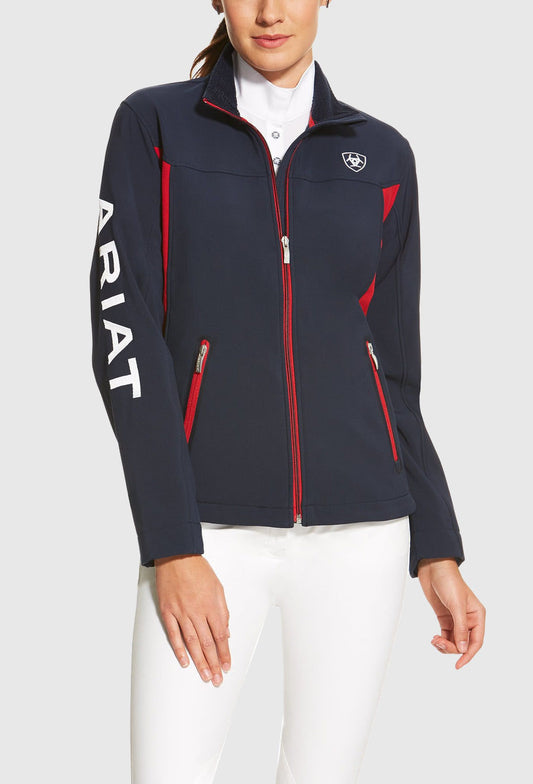 Ariat Ladies New Team Softshell Jacket - Navy