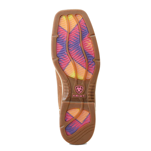 Ariat Ladies Ridgeback Toasty Tan Square Toe Western Boots