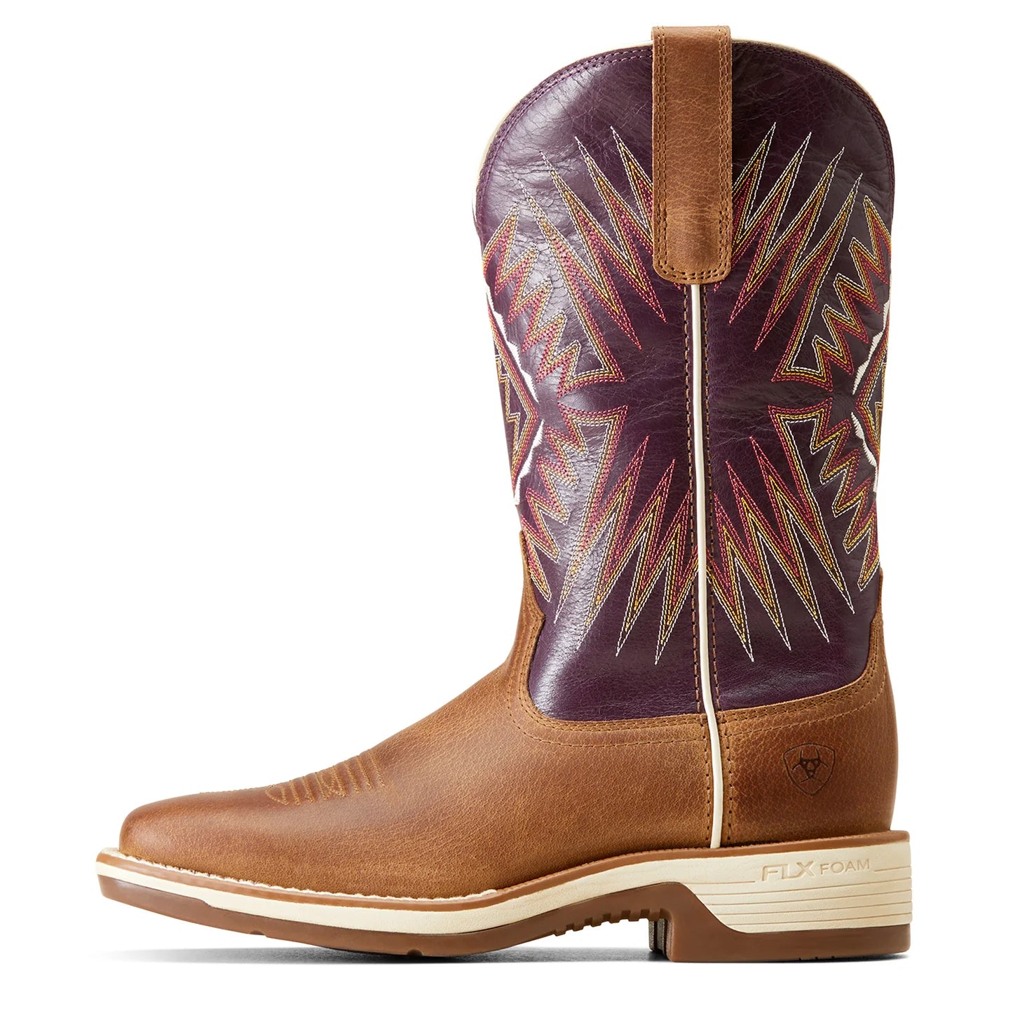 Ariat Ladies Ridgeback Toasty Tan Square Toe Western Boots
