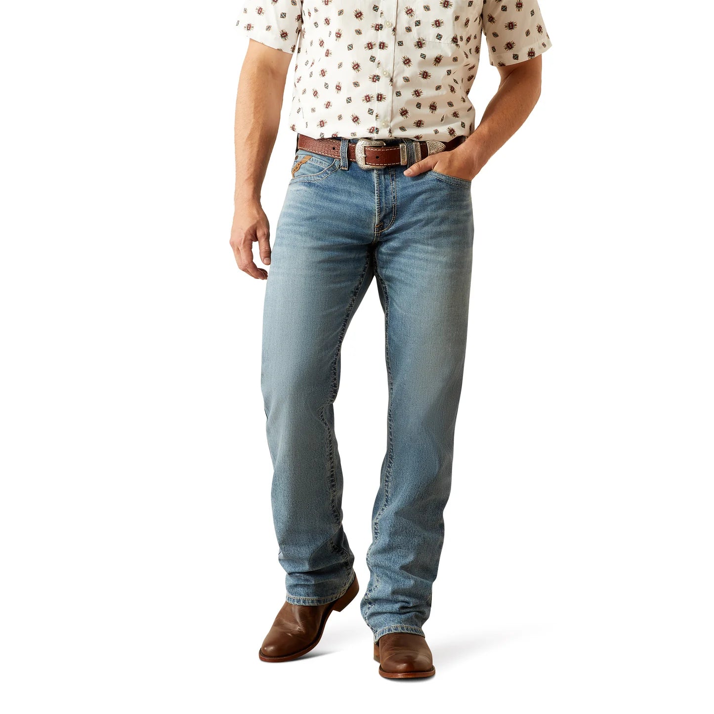 Ariat Men's M2 Traditional Relaxed Bennet Logan Boot Cut Jeans
