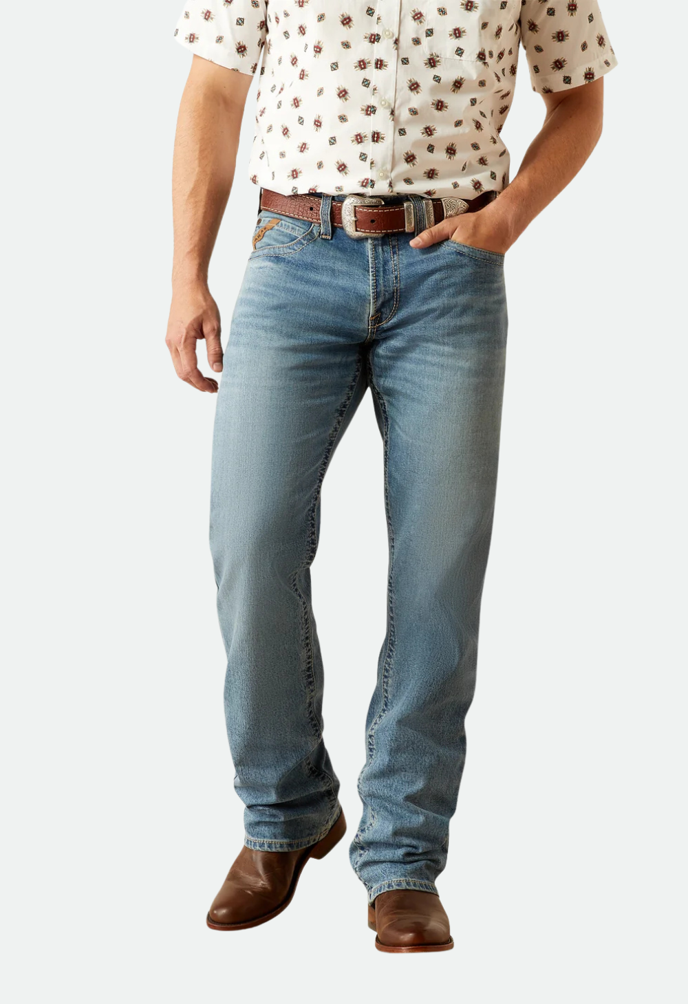 Ariat Men's M2 Traditional Relaxed Bennet Logan Boot Cut Jeans