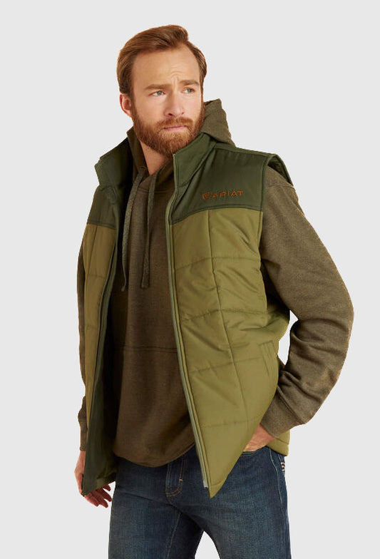 Ariat Men's Crius Insulated Vest (Northern Loden / Duffle bag)