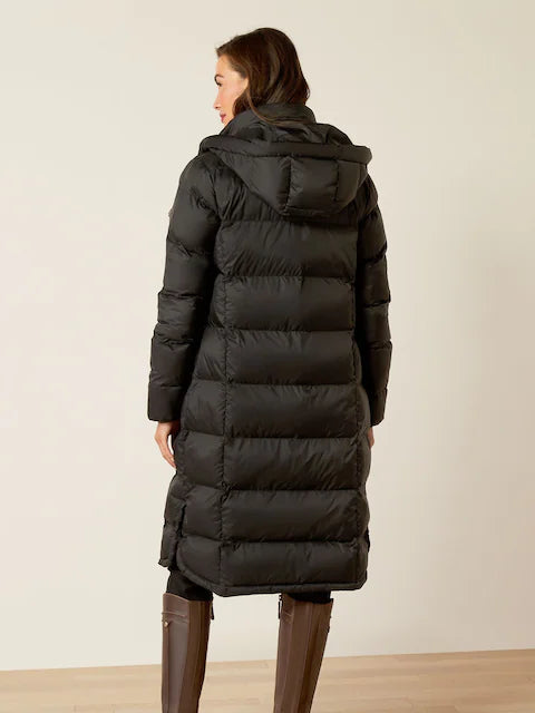 Ariat Women's Norfolk Puffa Long Insulated Coat - Black