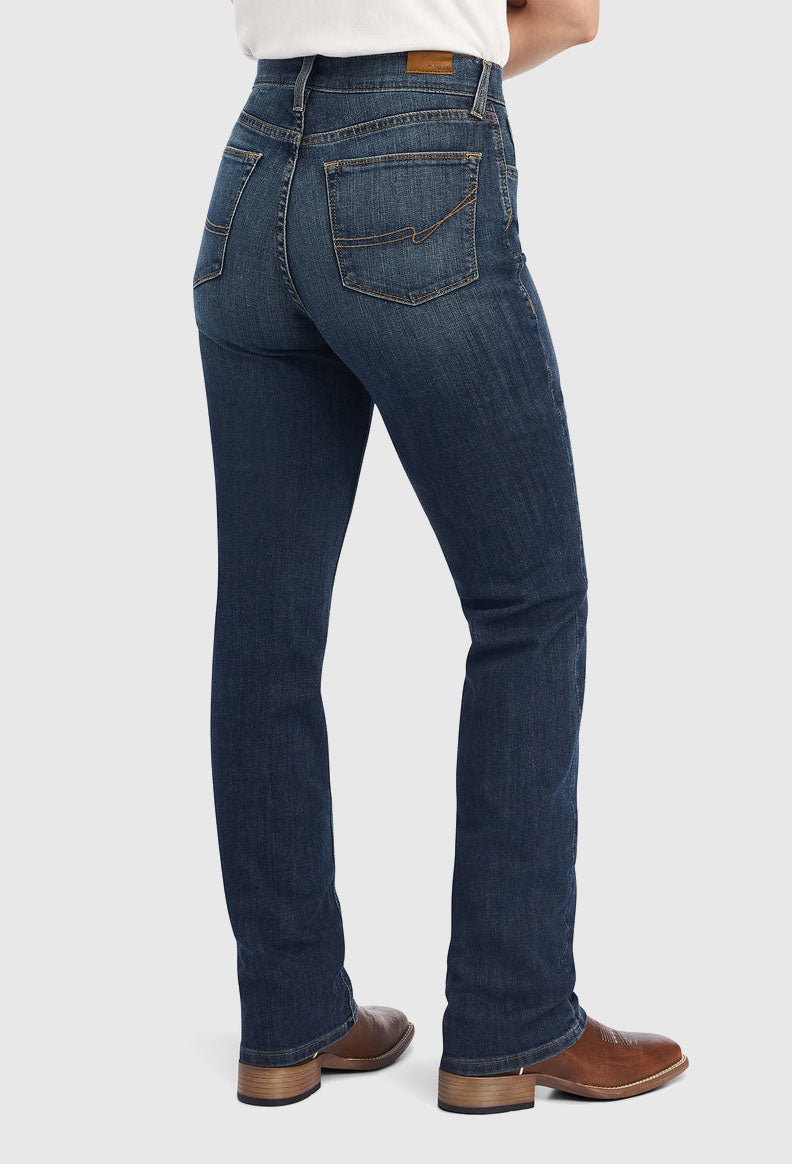 Ariat Ultra High Rise Vintage Jazmine Straight Leg (Close)