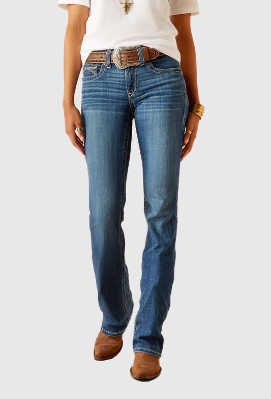Ariat Women's Arrow Fit Perfect Rise Alina Boot Cut Jean (Vermont)