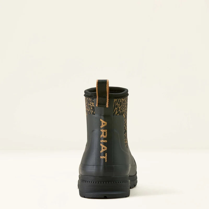 Ariat Women's Kelmarsh Shortie in Black/Ocelot Print
