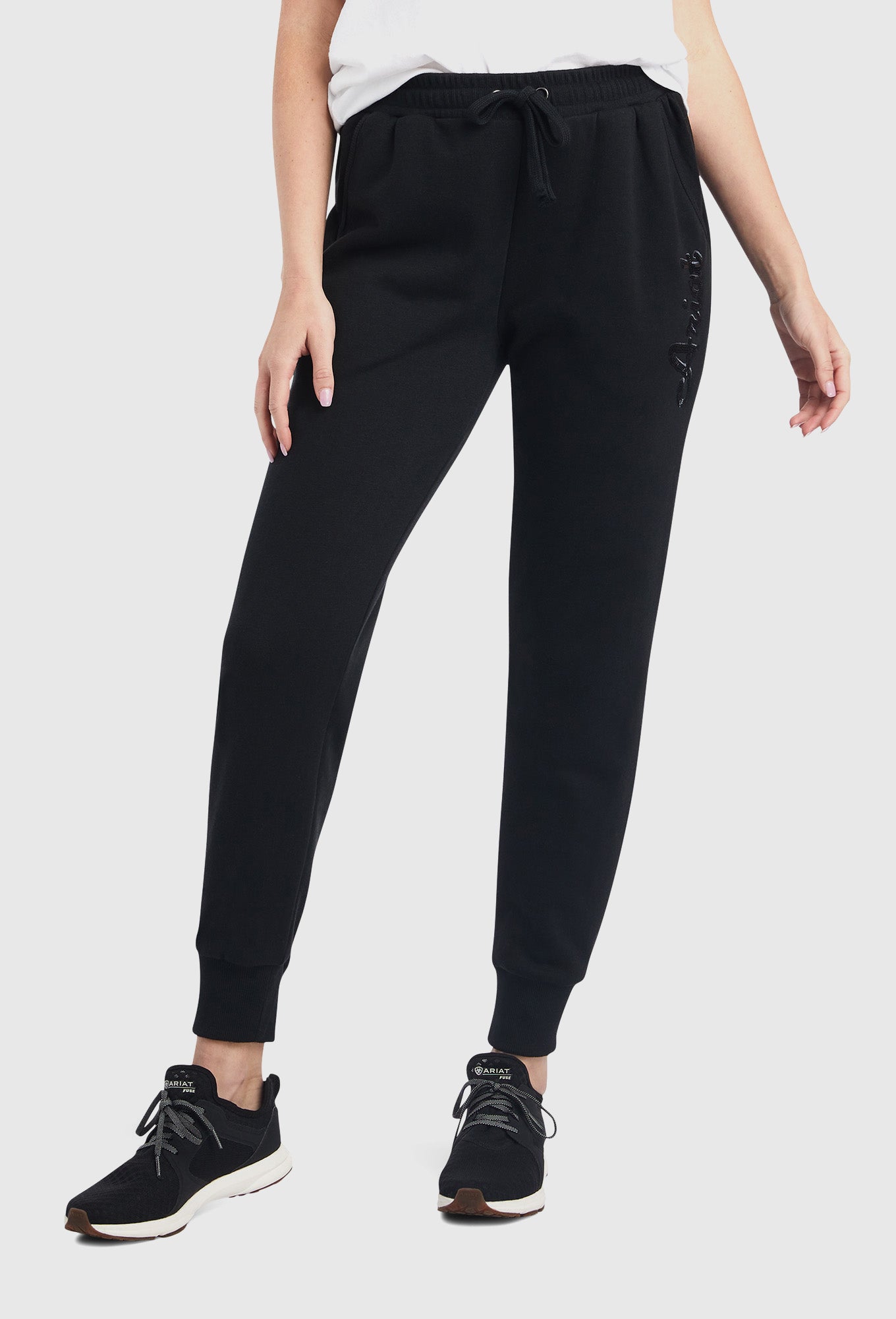 Ariat Women's Real Jogger Sweatpant (Black) CLEARANCE