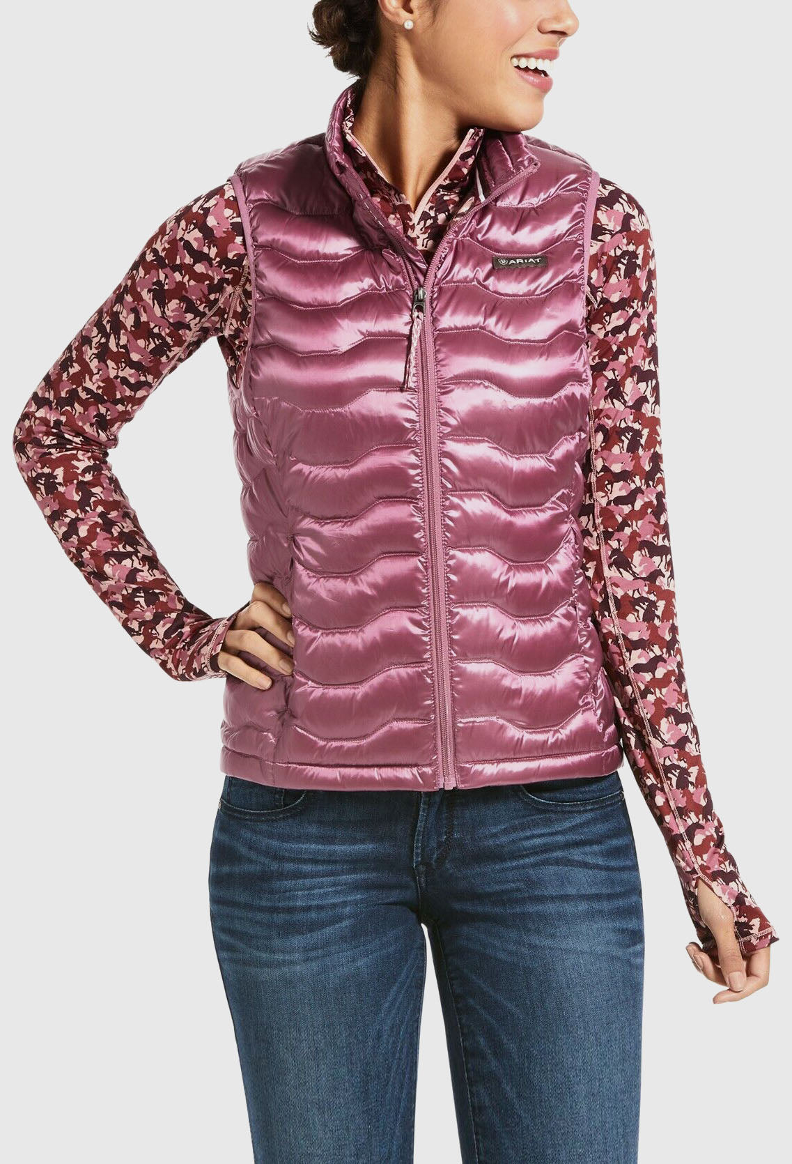 Ariat Women's Ideal 3.0 Down Vest - Rose Cocoa