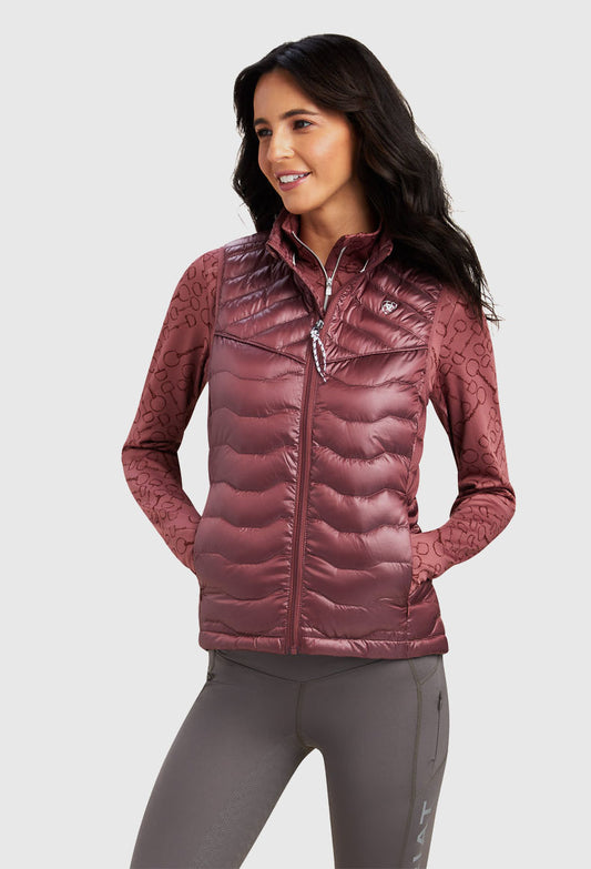 Ariat Women's Ideal Down Vest- IR Wild Ginger