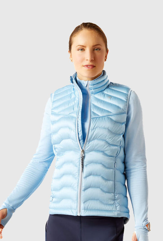Ariat Womens Ideal Down Vest (Iridescent Blue)