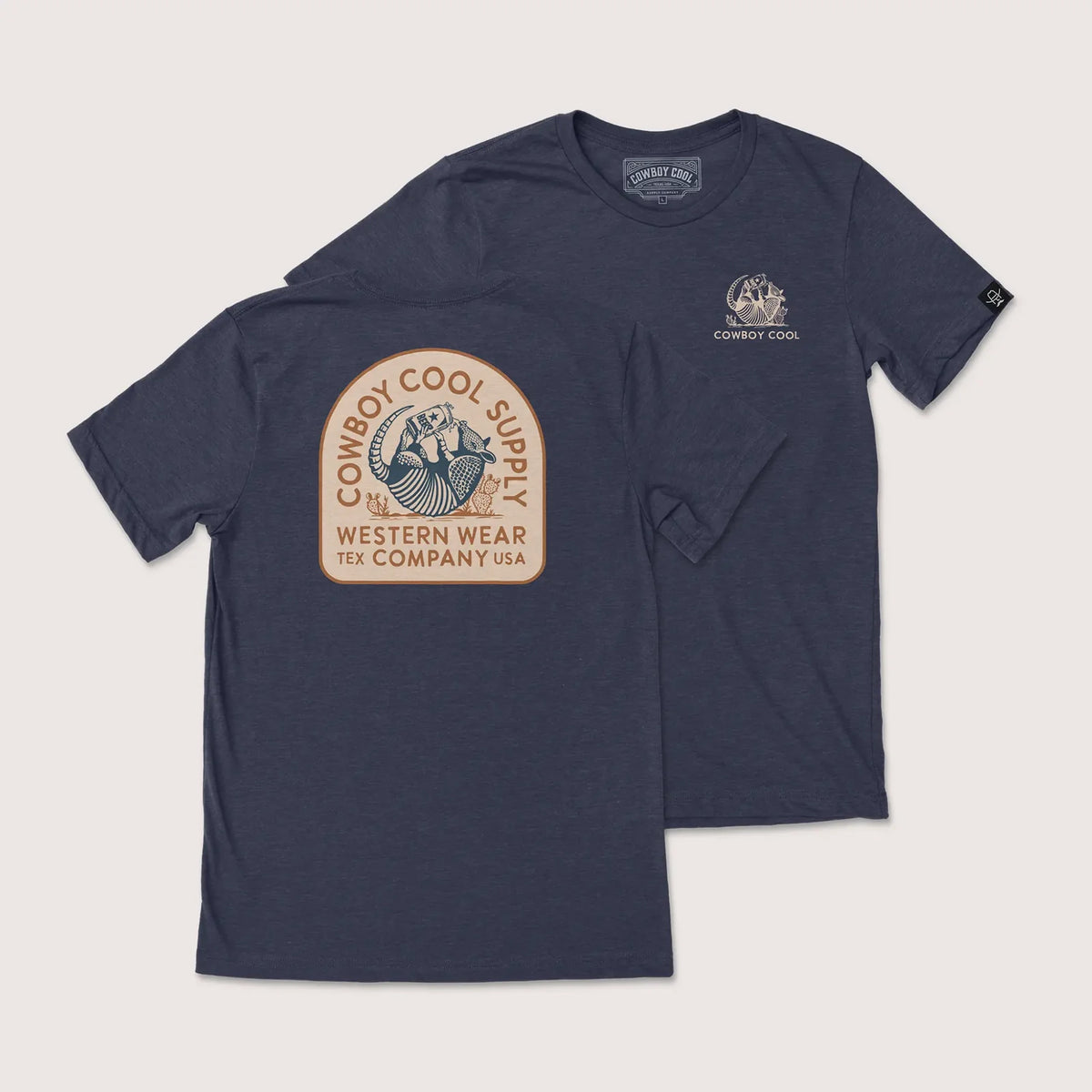 Cowboy Cool Unisex Armadillo T-Shirt