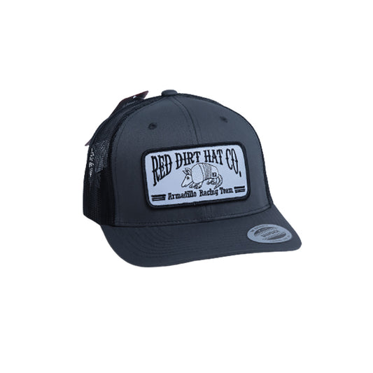Red Dirt Hat Dillo-Charcoal/Black